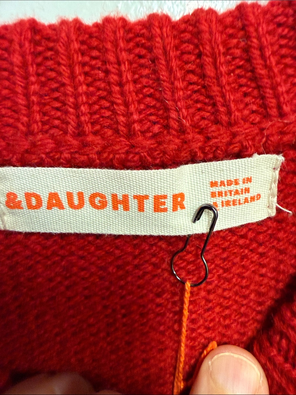 &daughter Women’s Classic Crewneck Sweater - Red - Picture 2 of 8